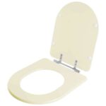 Assento Sanitário Carrara Creme para Vaso Deca - Imagem 2