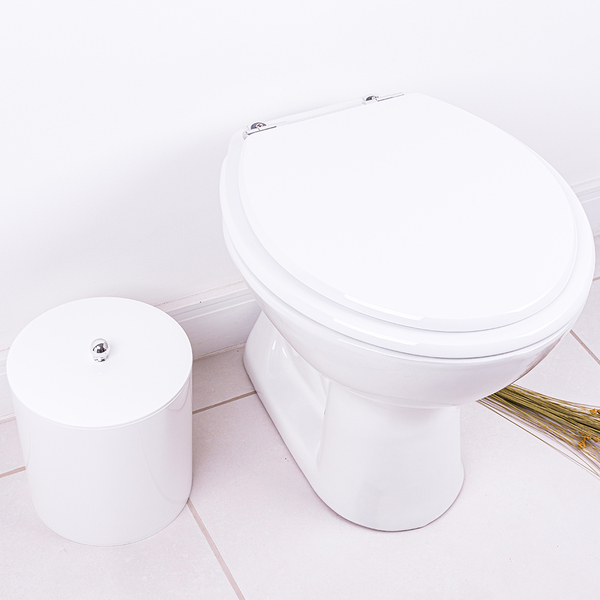 Assento Sanitário Convencional Oval Branco para Vaso Deca - Imagem 5