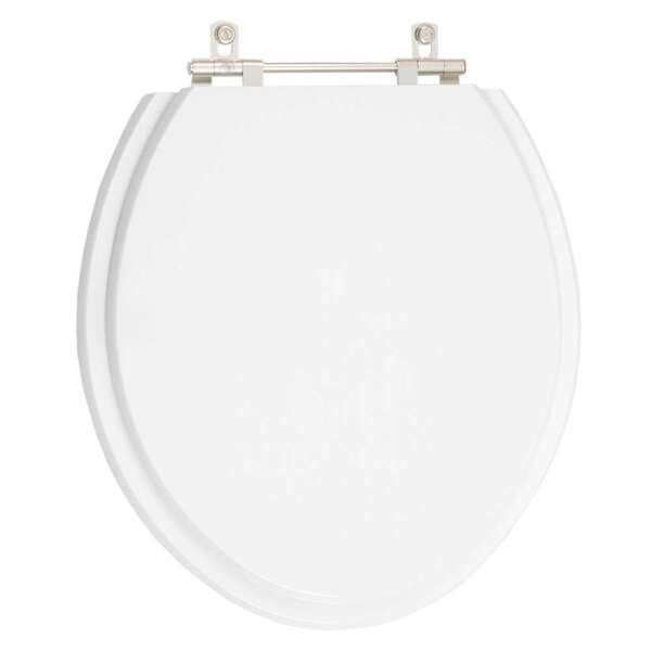 Assento Sanitário Convencional Oval Branco para Vaso Deca - Imagem 8
