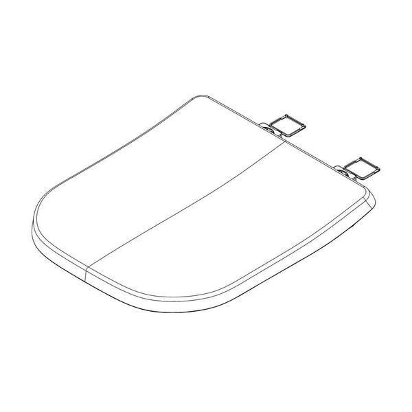 Assento Sanitário Deca Modelo Quadra Polo Unic Soft Close Branco Censi - Imagem 5
