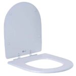 Assento Sanitário Formatos Riviera Nexo e Smart com Fechamento Comum Quadrado MDF Pergamon Sicmol