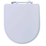 Assento Sanitário Formatos Riviera Nexo e Smart com Fechamento Comum Quadrado MDF Pergamon Sicmol - Imagem 2
