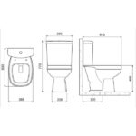 Bacia com Caixa Acoplada Ecoflush 3 6 Lts P City Branco - Celite - Imagem 3