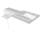 Chuveiro Eletrônico 220v 7800w Branco Quadrado Intense Fame - Imagem 3