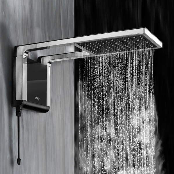 Chuveiro Acqua Storm Ultra Preto Cromado 220v 7800w Lorenzetti - Imagem 3