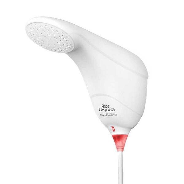 Chuveiro Ducha Eletrônica Sublime 7500w Zagonel 220v - Branco - Imagem 4