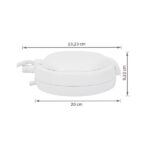 Chuveiro Elétrico Multitemperatura 127v (110v) 5500w Branco Redondo Fashion Lorenzetti - Imagem 6