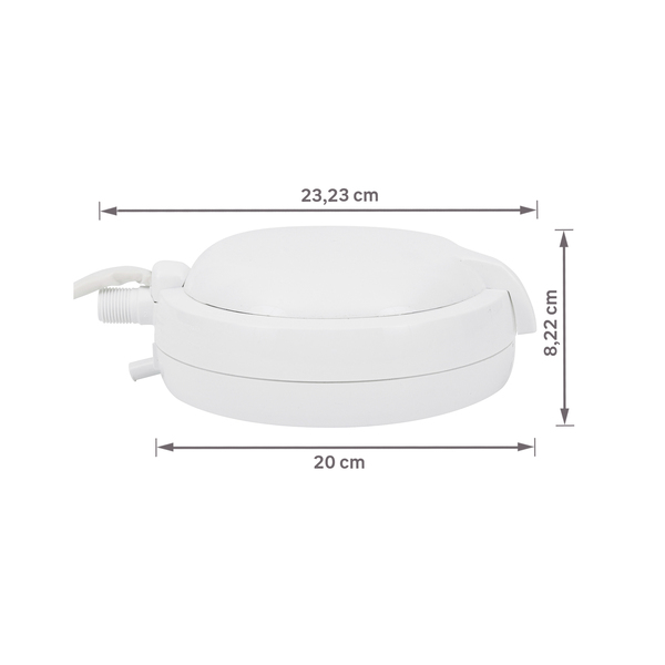 Chuveiro Elétrico Multitemperatura 127v (110v) 5500w Branco Redondo Fashion Lorenzetti - Imagem 6