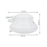 Chuveiro Elétrico Multitemperatura 220v 6800w Branco Redondo Bella Ducha Lorenzetti - Imagem 6
