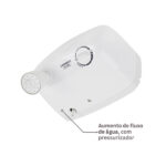 Chuveiro Elétrico Multitemperatura 220v 7800w Branco Redondo com Pressurizador Jet Turbo Lorenzetti - Imagem 4