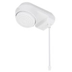 Chuveiro Elétrico Eletrônico 127v (110v) 5500w Branco Redondo Charm Equation