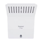 Chuveiro Elétrico Eletrônico 127v (110v) 5500w Branco Quadrado Ducali Zagonel - Imagem 4