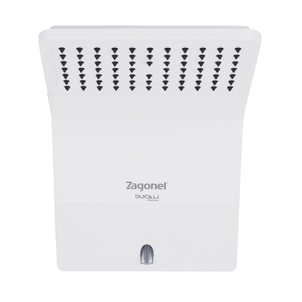 Chuveiro Elétrico Eletrônico 127v (110v) 5500w Branco Quadrado Ducali Zagonel - Imagem 4