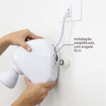 Chuveiro Elétrico Eletrônico 127v (110v) 5500w Branco Redondo Susie Equation - Imagem 4