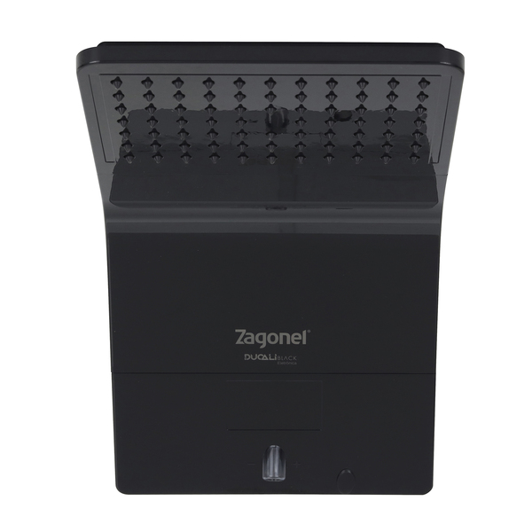 Chuveiro Elétrico Eletrônico 127v (110v) 5500w Preto Quadrado Ducali Zagonel - Imagem 3