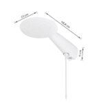 Chuveiro Elétrico Eletrônico 127v (110v) 3500w Branco Redondo com Resistência Blindada Advanced Lorenzetti - Imagem 8