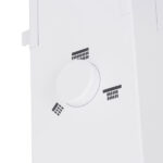 Chuveiro Elétrico Eletrônico 127v (110v) 5500w Branco Quadrado Falls Hydra - Imagem 9