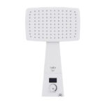 Chuveiro Elétrico Eletrônico com Visor Digital 127v (110v) 5500w Branco Quadrado Polo Plus Hydra - Imagem 2