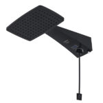 Chuveiro Elétrico Híbrido Eletrônico com Visor Digital 220v 7700w Preto Quadrado Polo Plus Hydra