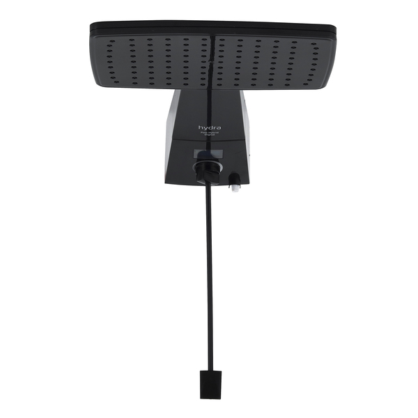 Chuveiro Elétrico Híbrido Eletrônico com Visor Digital 220v 7700w Preto Quadrado Polo Plus Hydra - Imagem 3