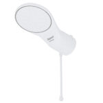 Chuveiro Elétrico Eletrônico 220v 7500w Branco Redondo Moment Zagonel