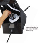 Chuveiro Elétrico Híbrido Eletrônico com Visor Digital 220v 7500w Preto Quadrado Ducali Premium Digital Zagonel - Imagem 6