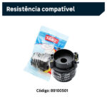 Chuveiro Elétrico Multitemperatura com Cano 127v (110v) 5400w Branco Evidence Fame - Imagem 5