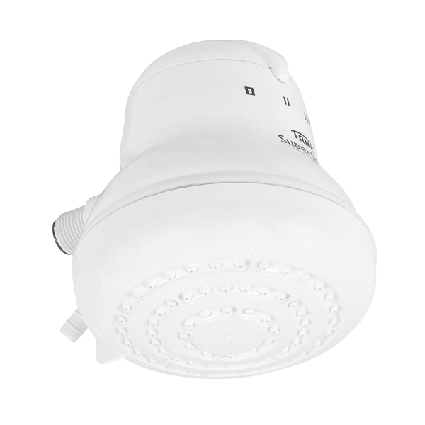Chuveiro Elétrico Multitemperatura 127v (110v) 5400w Branco Super Ducha Quattro Fame - Imagem 3