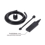 Chuveiro Elétrico Eletrônico 127v (110v) 5500w Preto e Cromado Quadrado Acqua Duo Ultra Lorenzetti - Imagem 10