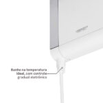 Chuveiro Elétrico Eletrônico 127v (110v) 5500w Branco e Cromado Quadrado Acqua Duo Ultra Lorenzetti - Imagem 8