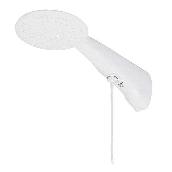 Chuveiro Elétrico Eletrônico 127v (110v) 5500w Branco Redondo com Pressurizador Advanced Lorenzetti