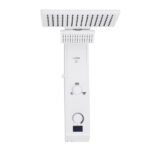 Chuveiro Elétrico Eletrônico com Visor Digital 127v (110v) 5500w Branco Quadrado Falls Digital Hydra - Imagem 3