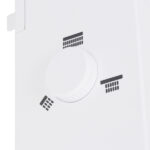 Chuveiro Elétrico Eletrônico com Visor Digital 127v (110v) 5500w Branco Quadrado Falls Digital Hydra - Imagem 8