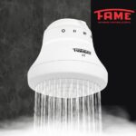 Chuveiro Elétrico 127v (110v) 5400w Branco Redondo Faminho 4T Sem Cano Fame - Imagem 4