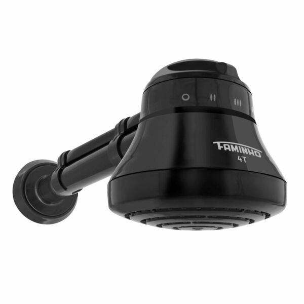 Chuveiro Elétrico 127v (110v) 5400w Preto Redondo Faminho 4T Fame - Imagem 4