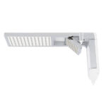 Chuveiro Elétrico Eletrônico 127v (110v) 5500w Branco e Cromado Quadrado Acqua Duo Ultra Lorenzetti - Imagem 3