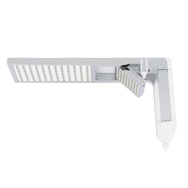 Chuveiro Elétrico Eletrônico 127v (110v) 5500w Branco e Cromado Quadrado Acqua Duo Ultra Lorenzetti - Imagem 3