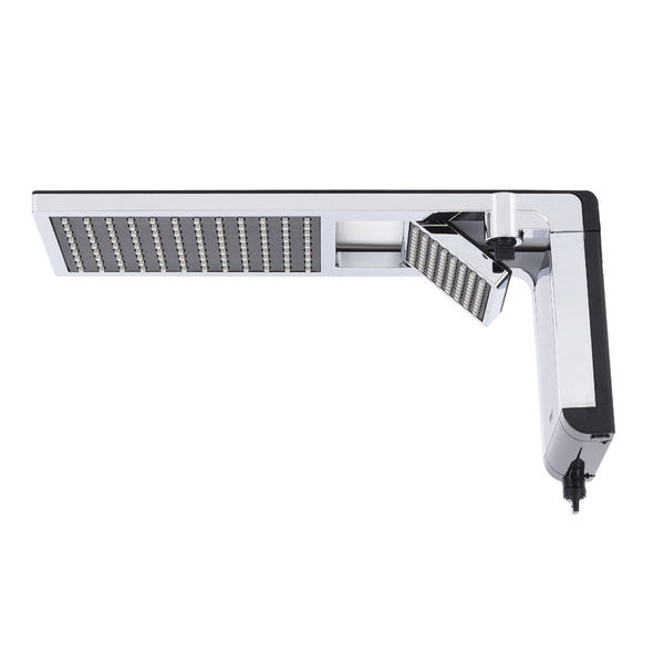 Chuveiro Elétrico Eletrônico 127v (110v) 5500w Preto e Cromado Quadrado Acqua Duo Ultra Lorenzetti - Imagem 3