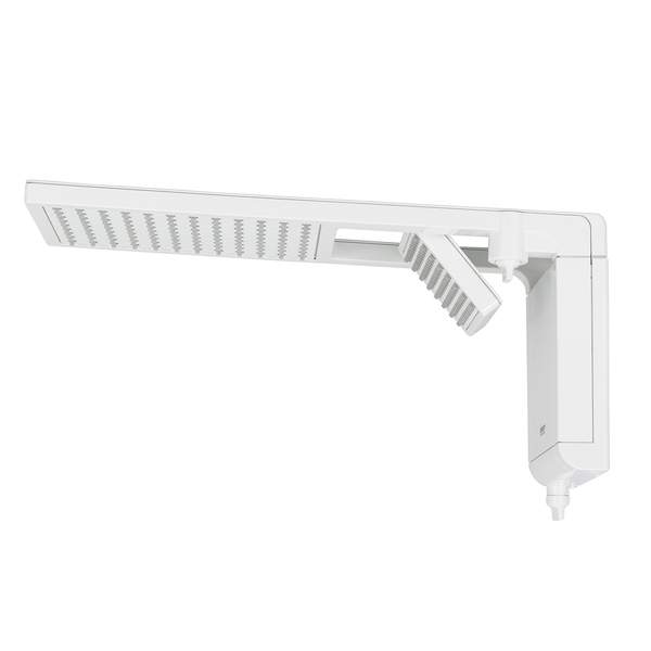 Chuveiro Elétrico Eletrônico 220v 6800w Branco Quadrado Acqua Duo Ultra Lorenzetti - Imagem 4