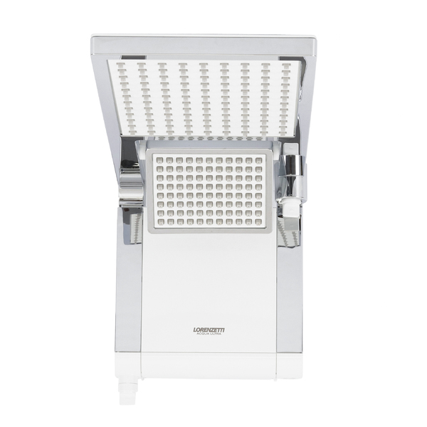 Chuveiro Elétrico Eletrônico 220v 6800w Branco e Cromado Quadrado Acqua Duo Ultra Lorenzetti - Imagem 4