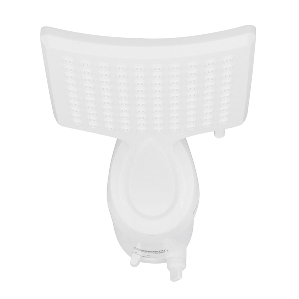 Chuveiro Elétrico Eletrônico 220v 6800w Branco Quadrado Loren Mostrarer Lorenzetti - Imagem 3