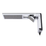Chuveiro Elétrico Eletrônico 220v 6800w Preto e Cromado Quadrado Acqua Duo Ultra Lorenzetti - Imagem 3