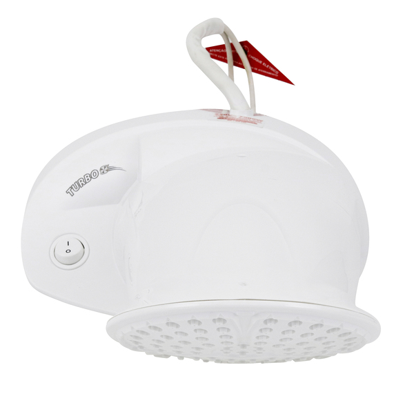 Chuveiro Elétrico Eletrônico 220v 7500w Branco Redondo com Pressurizador Top Jet Lorenzetti - Imagem 3