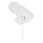 Chuveiro Elétrico Eletrônico 220v 7500w Branco Redondo com Pressurizador Top Jet Lorenzetti