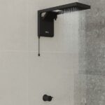 Chuveiro Elétrico Eletrônico 220v 7800w Preto Fosco Quadrado Acqua Duo Ultra Lorenzetti - Imagem 2