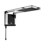 Chuveiro Eletrônico 220v 7800w Preto e Cromado Acqua Storm Lorenzetti
