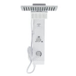 Chuveiro Elétrico Eletrônico 220v 7700w Branco e Cromado Quadrado Falls Hydra - Imagem 3