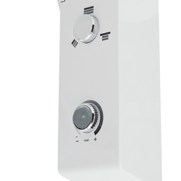 Chuveiro Elétrico Eletrônico 220v 7700w Branco e Cromado Quadrado Falls Hydra - Imagem 10