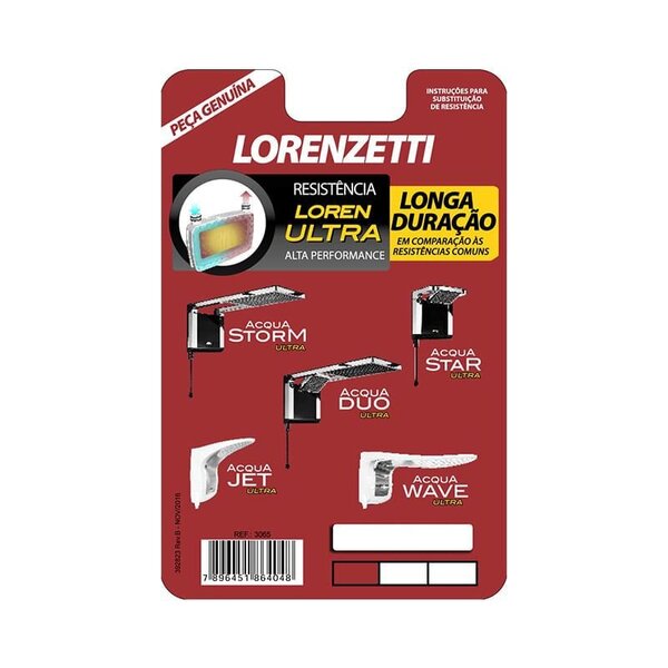Chuveiro Lorenzetti Acqua Duo Ultra Eletrônico Branco 127v Resistência - Imagem 4