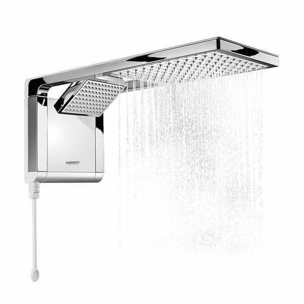 Chuveiro Lorenzetti Acqua Duo Ultra Eletrônico Branco Cromado 127v Resistência - Imagem 4